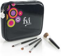 Arbonne FYI Cosmetic Bag and Brush Set
