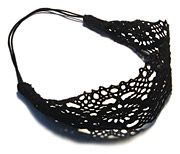 Dominique Duval Crochet Lace Headband