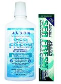 Jason Sea Fresh Toothpaste Non-Fluoride, Cooling Spearmint Flavor