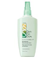 Avon SKIN SO SOFT Summer Soft Revitalizing Body Spray Lotion