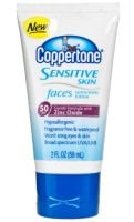 Coppertone Sensitive Skin Sunscreen Lotion SPF 50 for Face