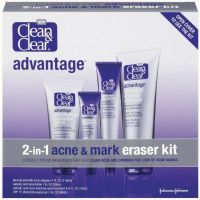 Clean & Clear Advantage 2-in-1 Acne & Mark Eraser Kit