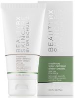 BeautyRx Skincare by Dr. Schultz Maximum Solar Defense Sheer Cream for Face SPF 50