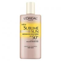 L'Oréal Paris Sublime Sun Advanced Sunscreen SPF 50+ Liquid Silk Sunshield for Face