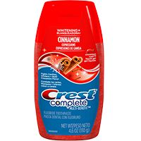 Crest Complete Multi-Benefit Whitening + Cinnamon Expressions Liquid Gel