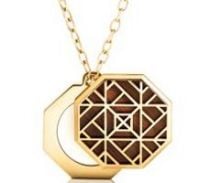 Tory Burch Solid Perfume Pendant Necklace