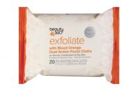 Beauty 360 Exfoliating Dual-Action Facial Cloths with Blood Orange