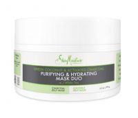 Shea Moisture Green Coconut & Activated Charcoal Purifying & Hydrating Mask Duo