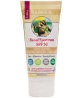 Badger Active Unscented Sunscreen with Zinc Oxide SPF 30