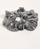 Free People Metallic Fetch Pleated Scrunchie