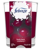 Febreze Candle Fresh-Twist Cranberry