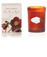 Rosy Rings Oak Moss + Myrrh Signature Glass Candle