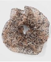 Wild Fable Leopard Print Organza Jumbo Twister Hair Elastics