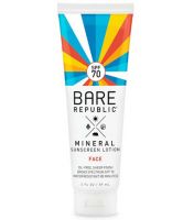 Bare Republic Mineral Sunscreen Lotion Face Broad Spectrum SPF 70