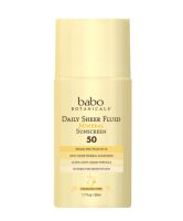 Babo Botanicals Daily Sheer Fluid Mineral Sunscreen SPF 50