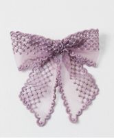 Free People Lover of The Night Lacey Bow in Lilac